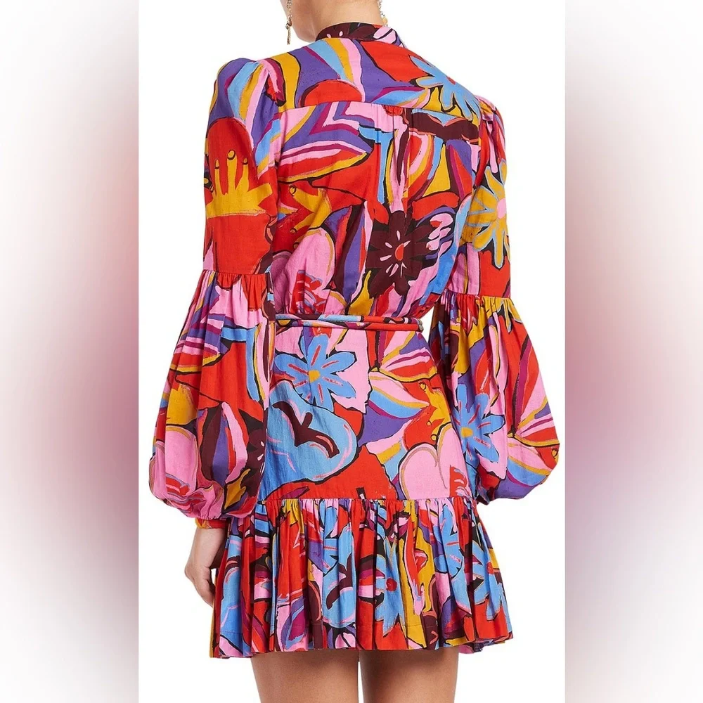 Rebecca Vallence | Positano Short Kaftan Beach Dress - Picture 2 of 14